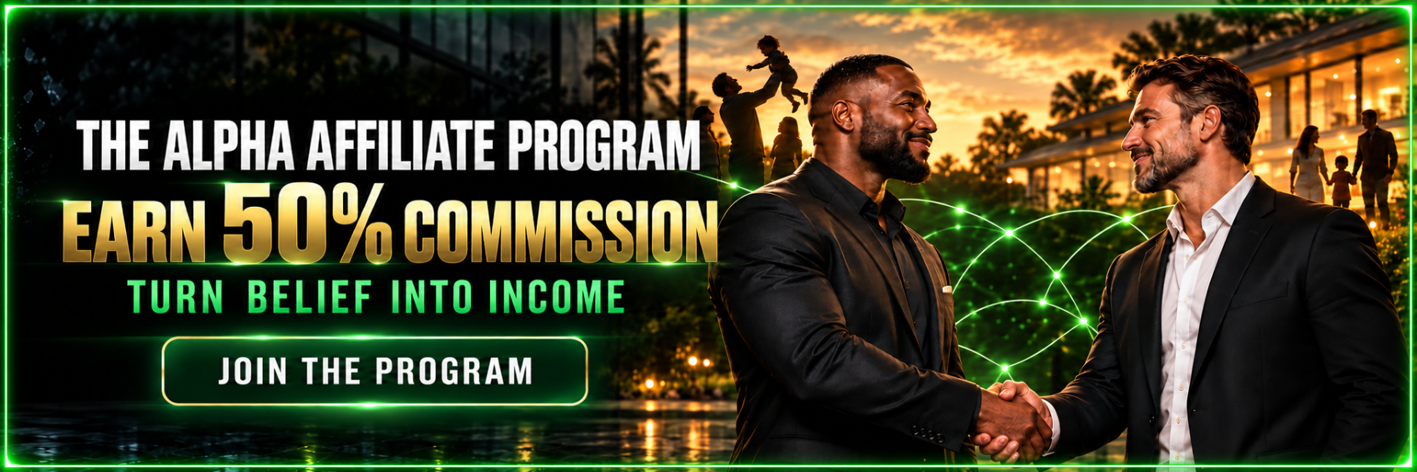 The Alpha Affiliate Program — earn 50 percent commission and turn belief into income